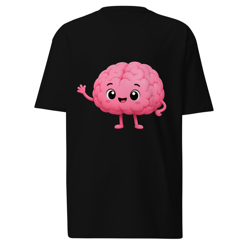 Black Brainie Premium Heavyweight Tee