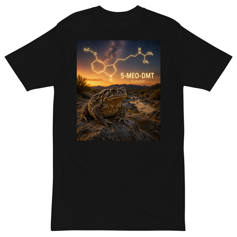 God Molecule Black Premium Heavyweight Tee