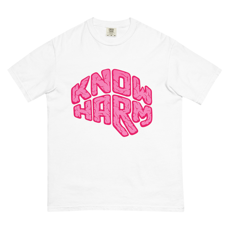 Know Harm White Heavyweight T-Shirt