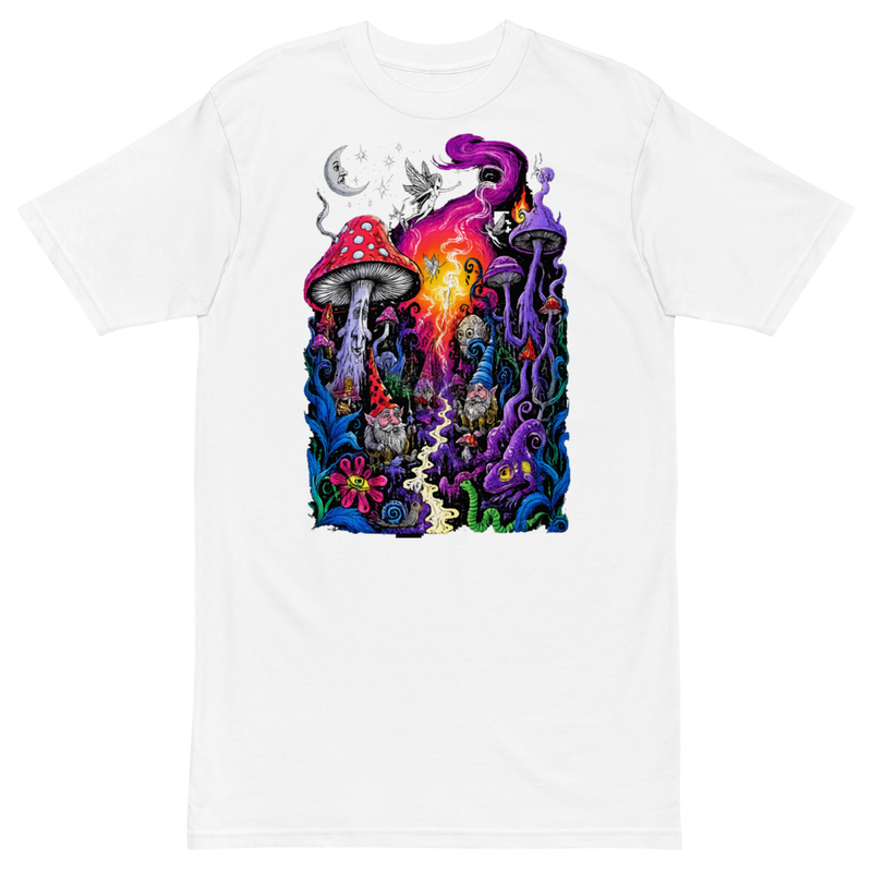 Enchanted White Premium Heavyweight Tee
